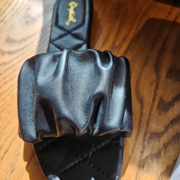 NIB Black Dressy Summer Sandals by Qupid, Size 8.5 - Picture 4 of 8